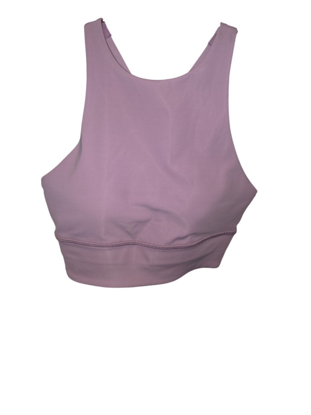 Lululemon High-Neck Mauve Sports Bralette